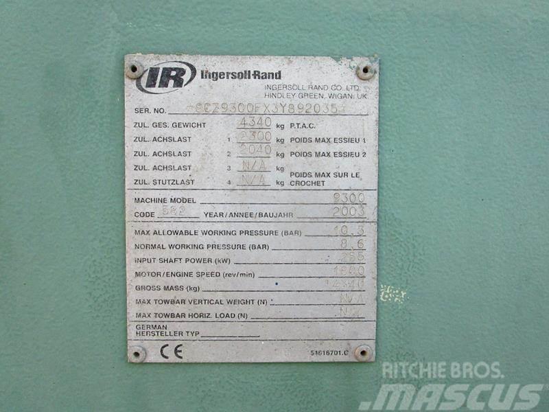 Ingersoll Rand 9 / 300 Kompresory
