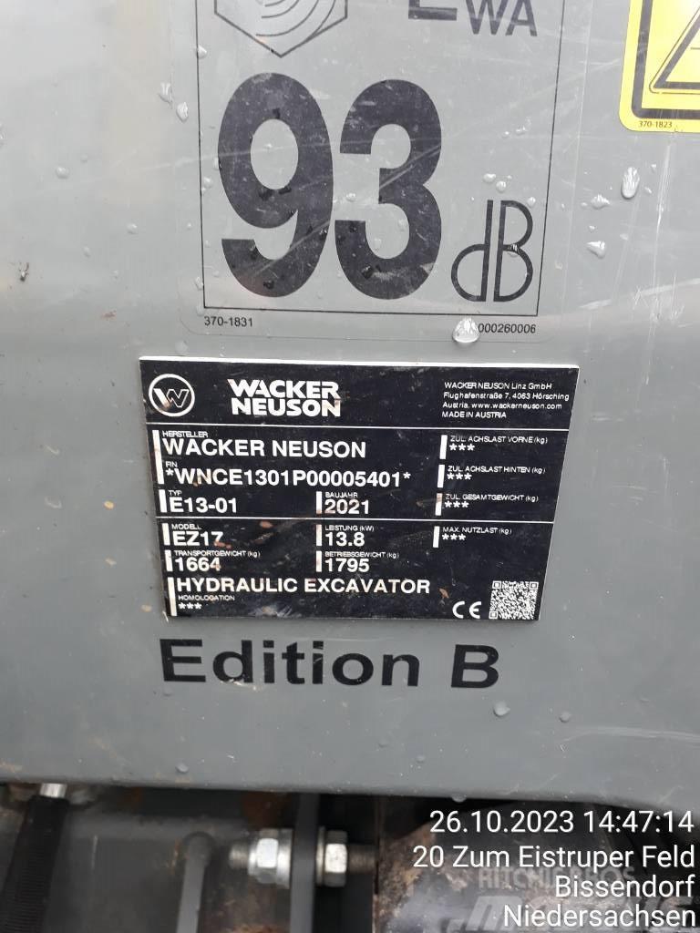 Wacker Neuson EZ 17 Pásové rýpadlá
