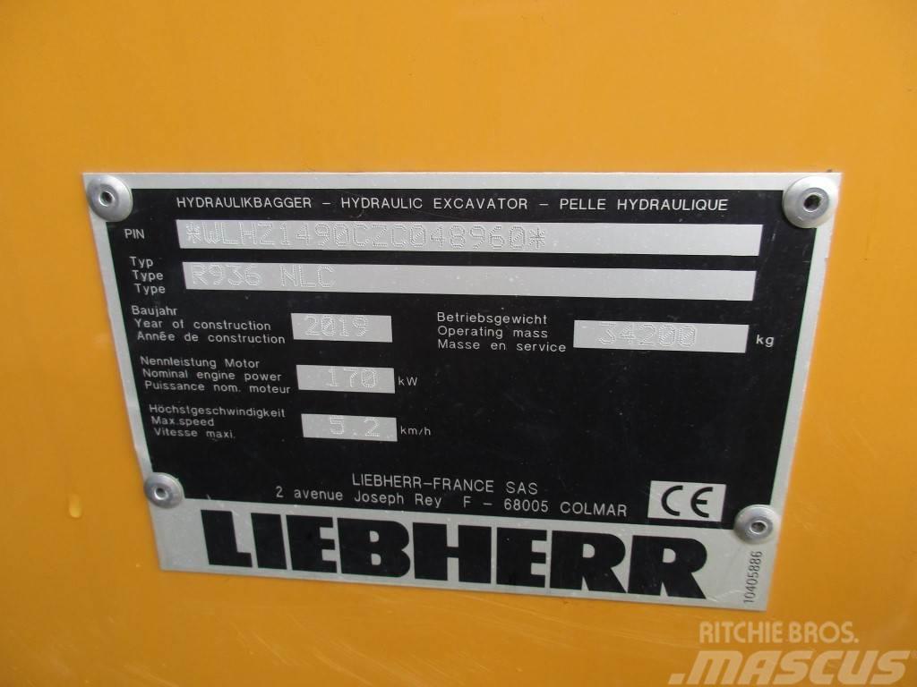 Liebherr R 936 Litronic Pásové rýpadlá