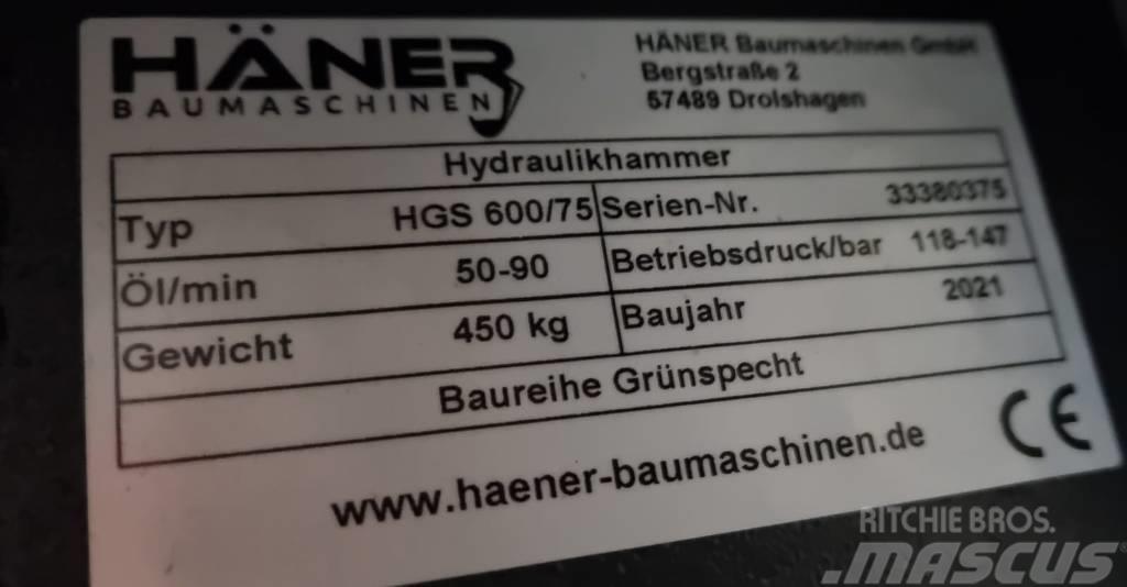  Häner HGS 600/75 Búracie kladivá / Zbíjačky