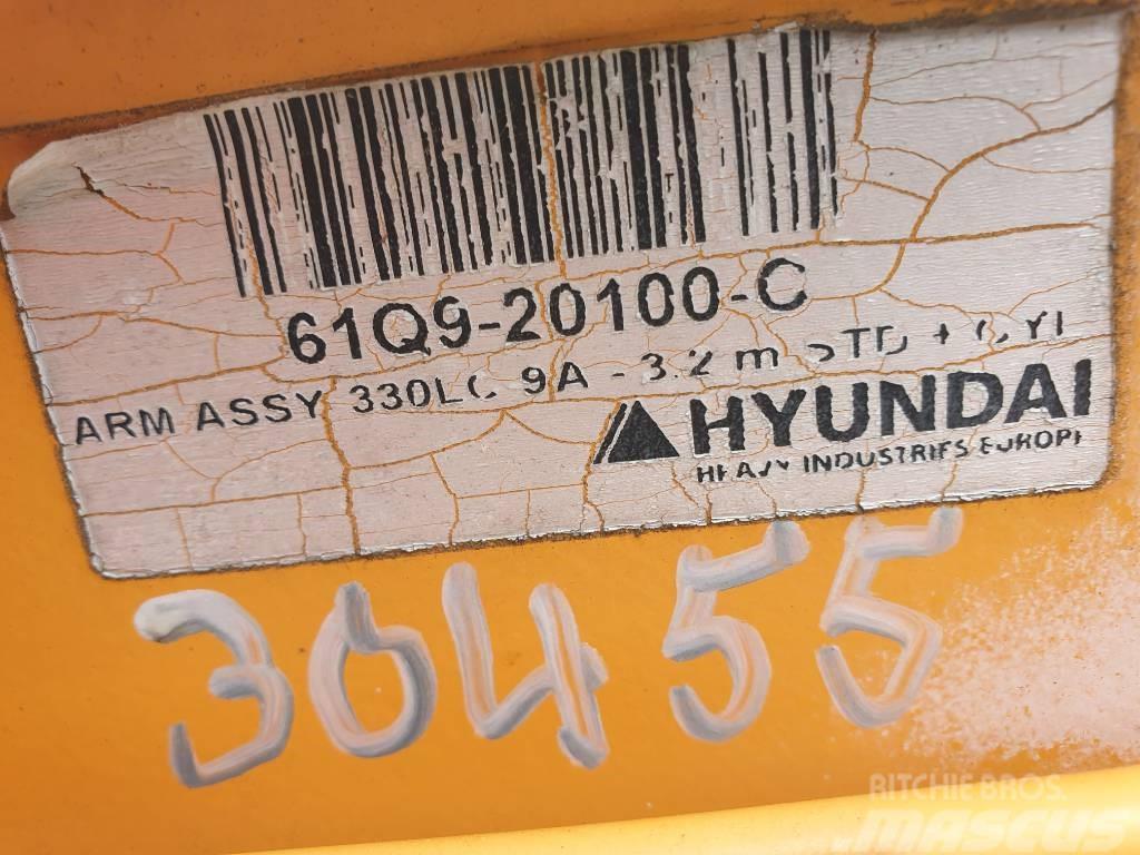 Hyundai Excavator stick arm assy 330LC-9A 3.2m Hĺbkové lopaty