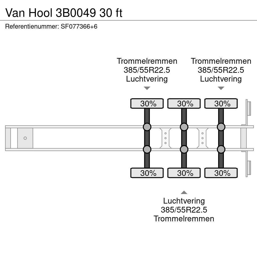 Van Hool 3B0049 30 ft Kontajnerové návesy
