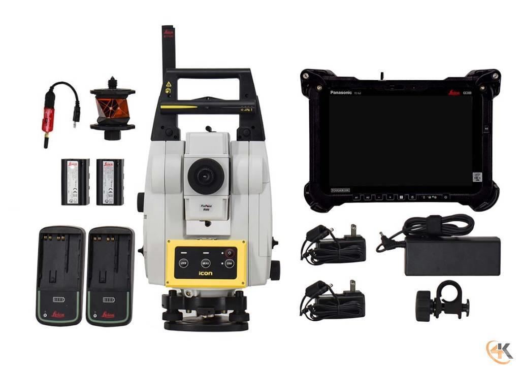 Leica Used iCR70 5" Robotic Total Station w CC200 & iCON Ďalšie komponenty