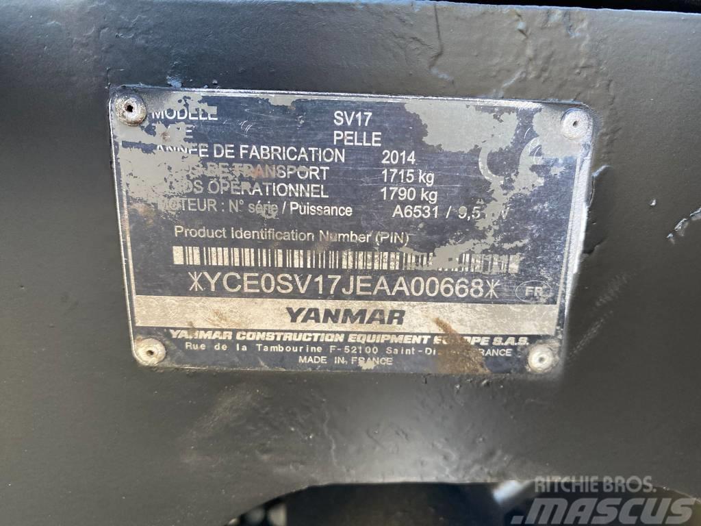 Yanmar SV 17 Mini rýpadlá < 7t