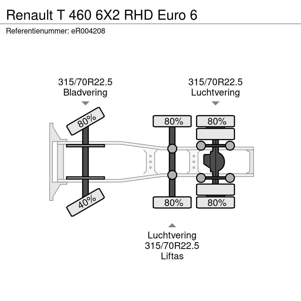 Renault T 460 6X2 RHD Euro 6 Ťahače