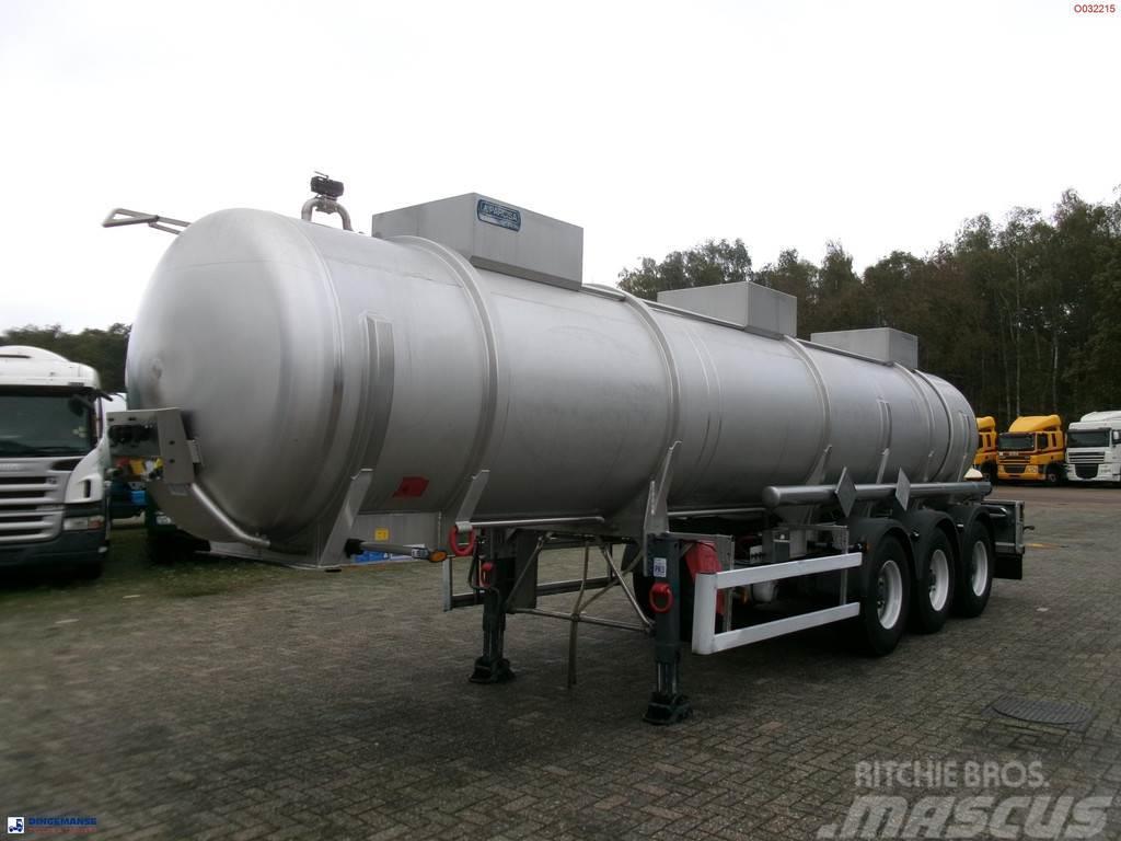  Parcisa Chemical tank inox L4BH 21.2 m3 / 1 comp / Cisternové návesy