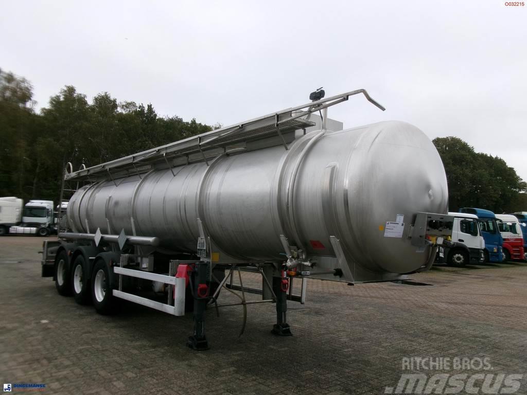  Parcisa Chemical tank inox L4BH 21.2 m3 / 1 comp / Cisternové návesy