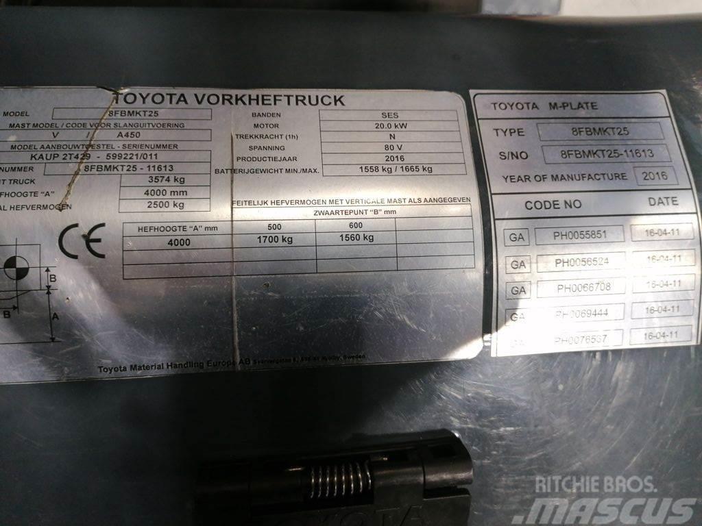 Toyota 8FBMKT25 Akumulátorové vozíky