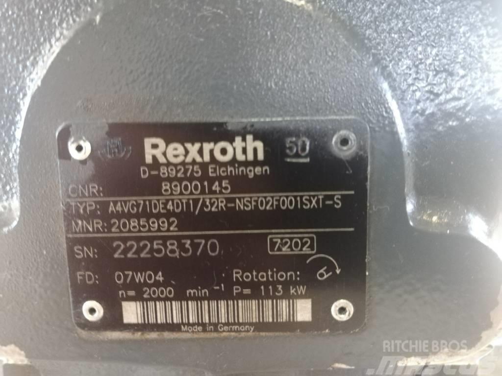 Rexroth A4VG71DE4DT1/32R-NSF02F001SXT-S Ďalšie komponenty
