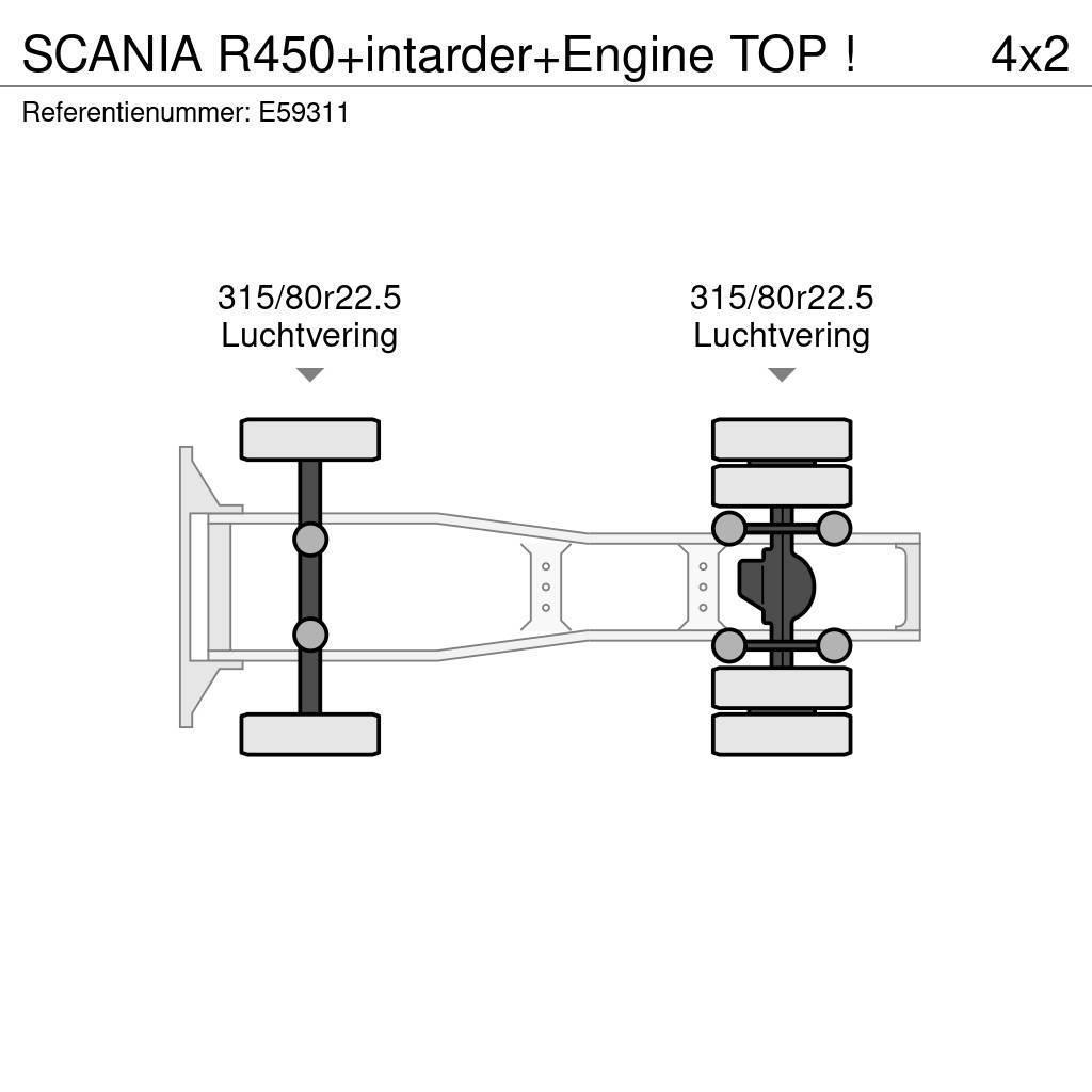 Scania R450+intarder+Engine TOP ! Ťahače