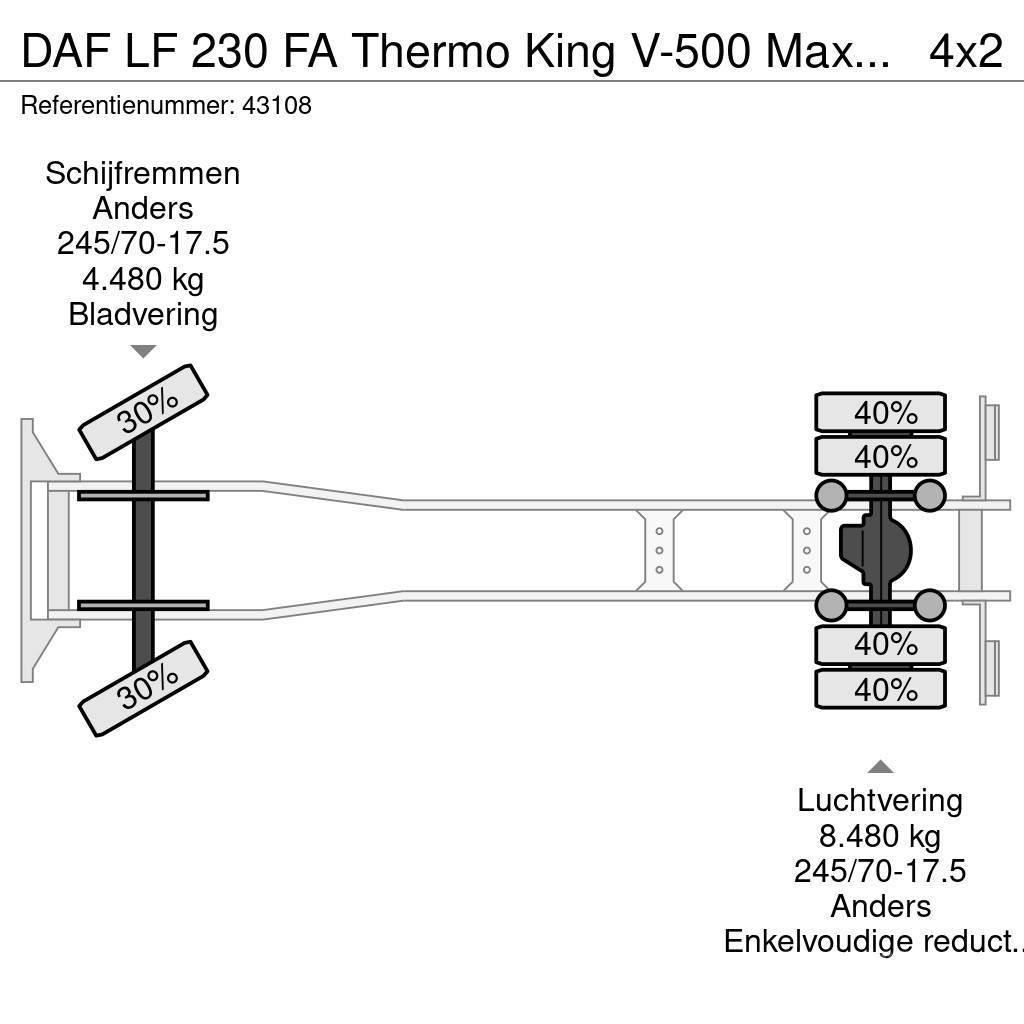 DAF LF 230 FA Thermo King V-500 Max Tiefkühler Skriňová nadstavba