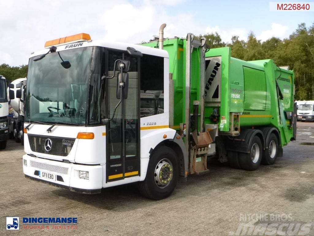 Mercedes-Benz Econic 2629LL 6x4 RHD Faun refuse truck Smetiarske vozidlá