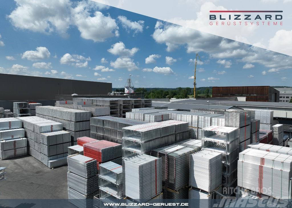  136,21 m² Neu Stahlgerüst, Stahlböden Blizzard S70 Lešenárske zariadenie