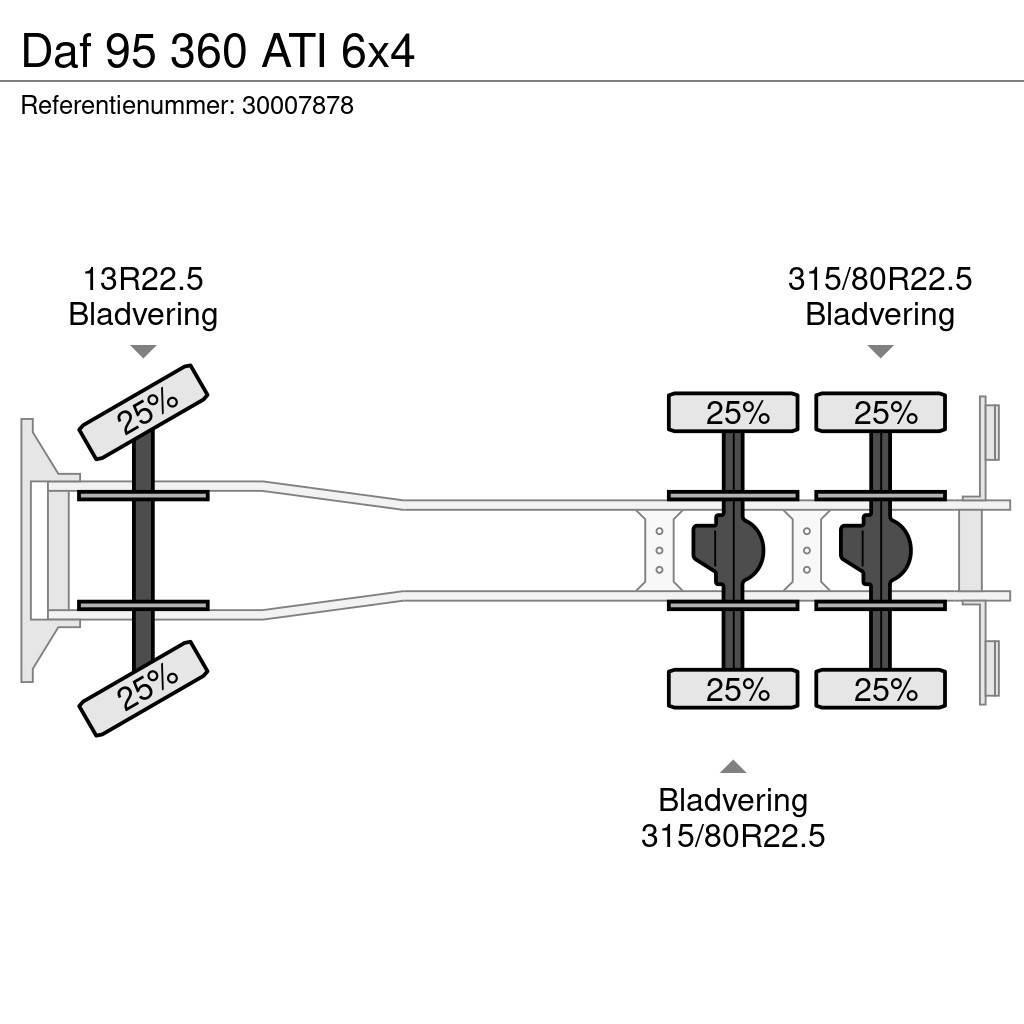 DAF 95 360 ATI 6x4 Sklápače