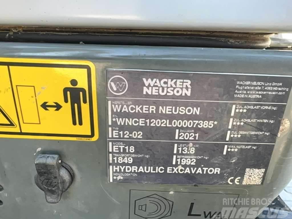 Wacker Neuson ET 18 Pásové rýpadlá