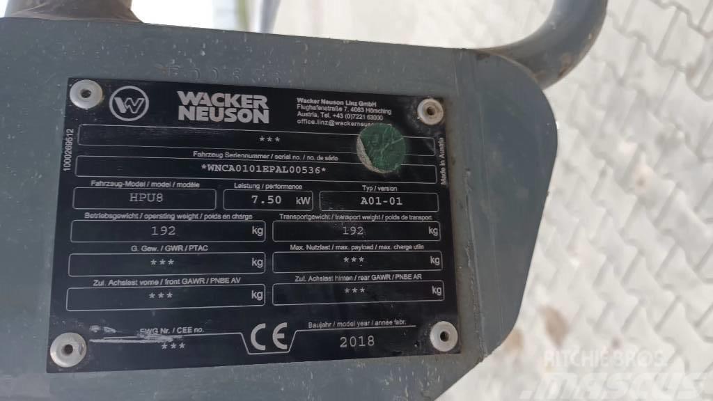 Wacker Neuson HPU 8 Pásové rýpadlá