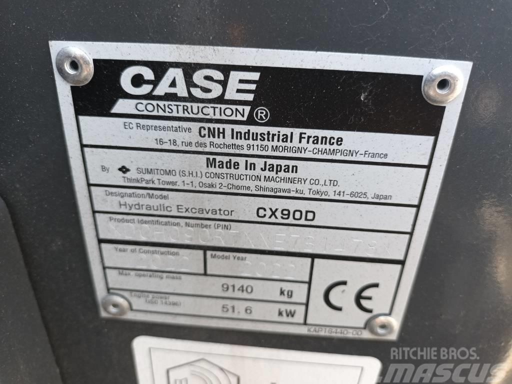 CASE CX 90 D Midi rýpadlá 7 t - 12 t
