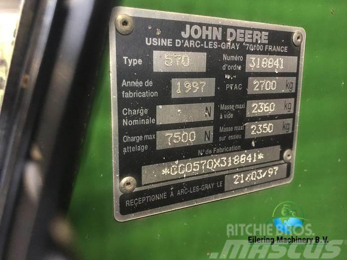 John Deere 570 Žacie rezačky