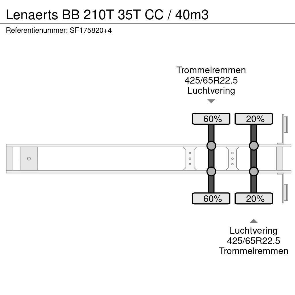 Lenaerts BB 210T 35T CC /  40m3 Sklápacie návesy