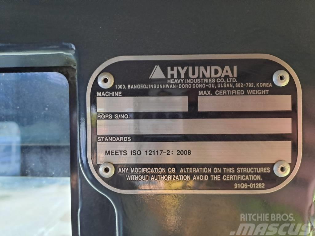 Hyundai HX140W Kolesové rýpadlá