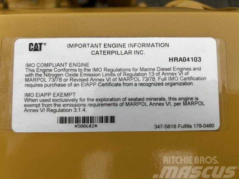 CAT C11 - Unused - 450 HP - Arr. 360-6752 Motory