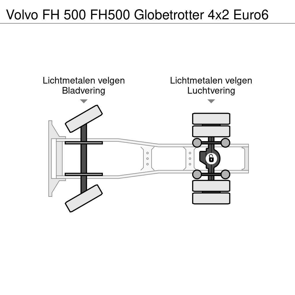 Volvo FH 500 FH500 Globetrotter 4x2 Euro6 Ťahače