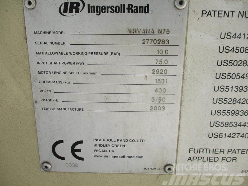 Ingersoll Rand N 75 Kompresory
