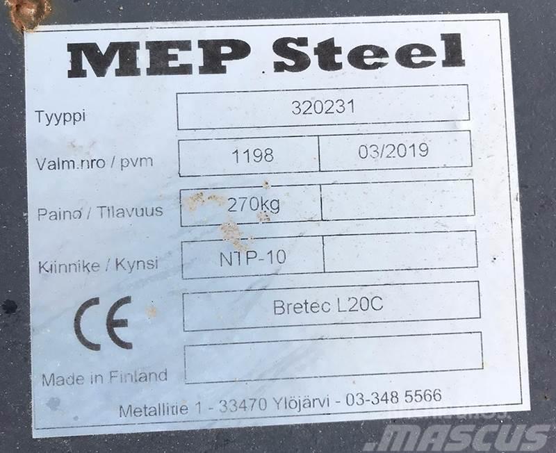  MEP Steel BRETEC L20C ISKUVASARAN KIINNIKELEVY NTP Ďalšie komponenty