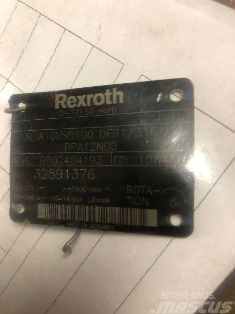 Rexroth AL A10VSO100 DFR1/31R-PPA12N00 Ďalšie komponenty
