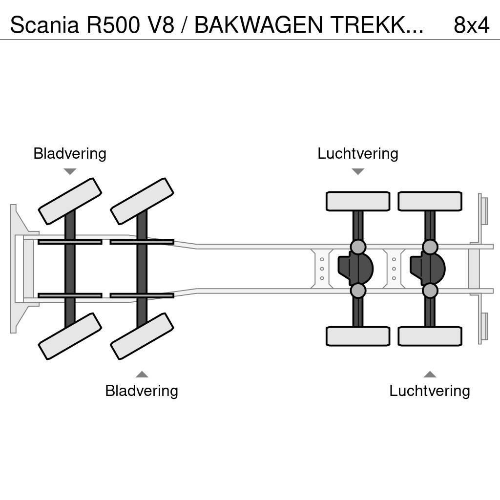 Scania R500 V8 / BAKWAGEN TREKKER COMBI / PALFINGER PK 53 Univerzálne terénne žeriavy