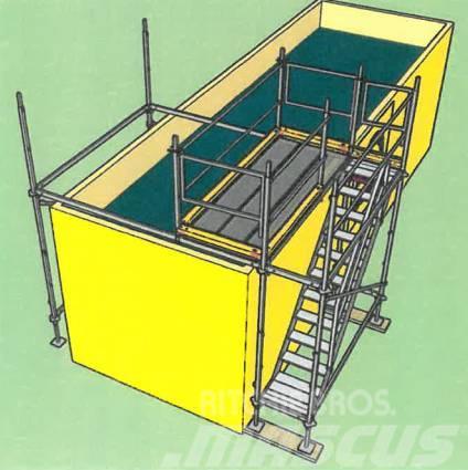  Container-Einrüstung Absetzbecken 1-Feld / 3-Feld  Lešenárske zariadenie