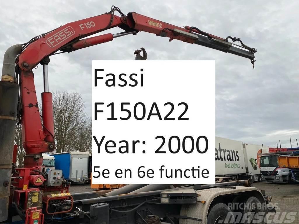 Fassi F150A22 5e + 6e functie F150A22 Nakladacie žeriavy