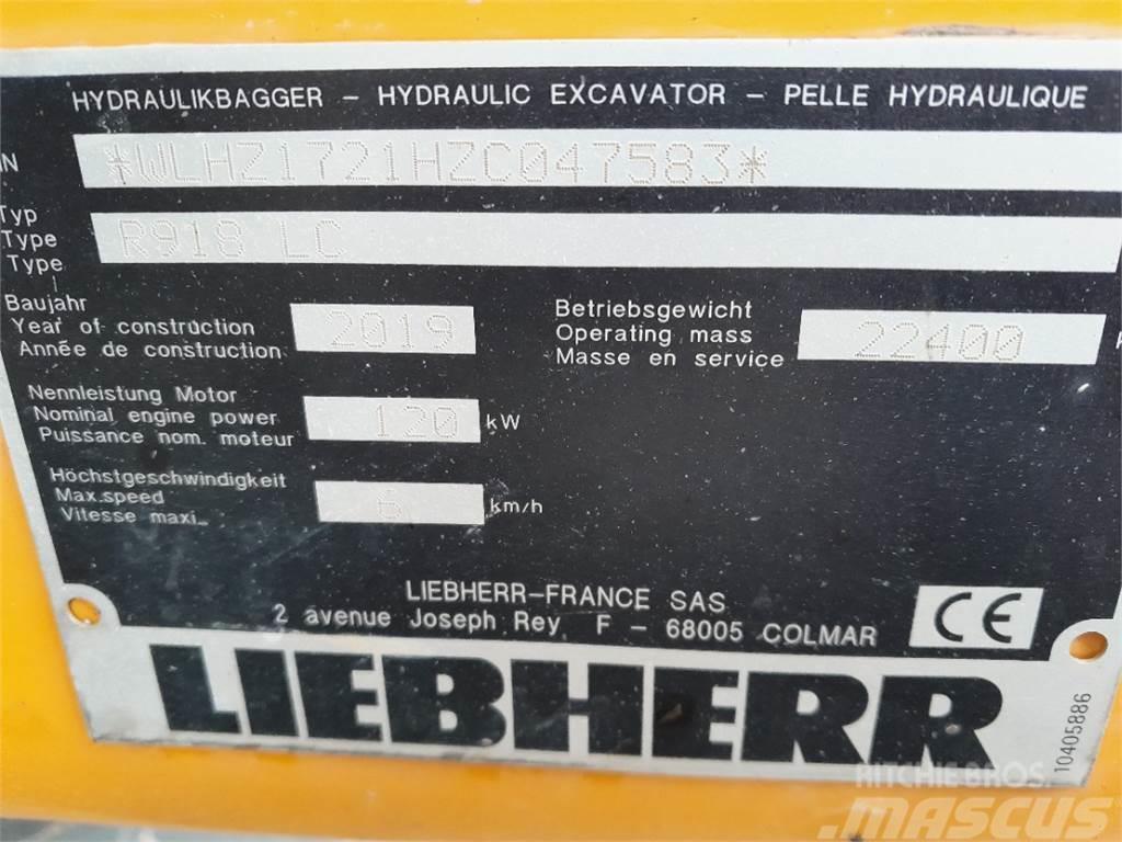 Liebherr R918 LC G6.0 Pásové rýpadlá