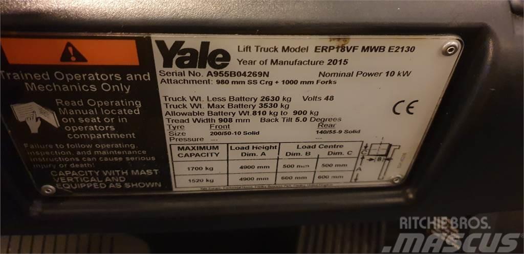 Yale ERP18VF MWB Akumulátorové vozíky