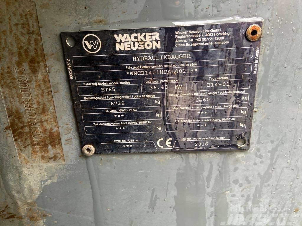 Wacker Neuson ET65 Pásové rýpadlá