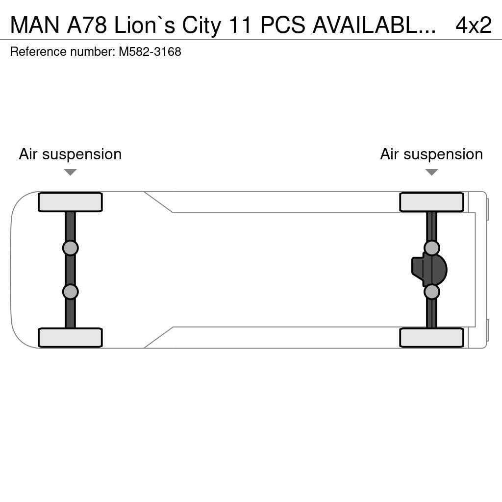 MAN A78 Lion`s City 11 PCS AVAILABLE / EURO EEV / 30 S Mestské autobusy