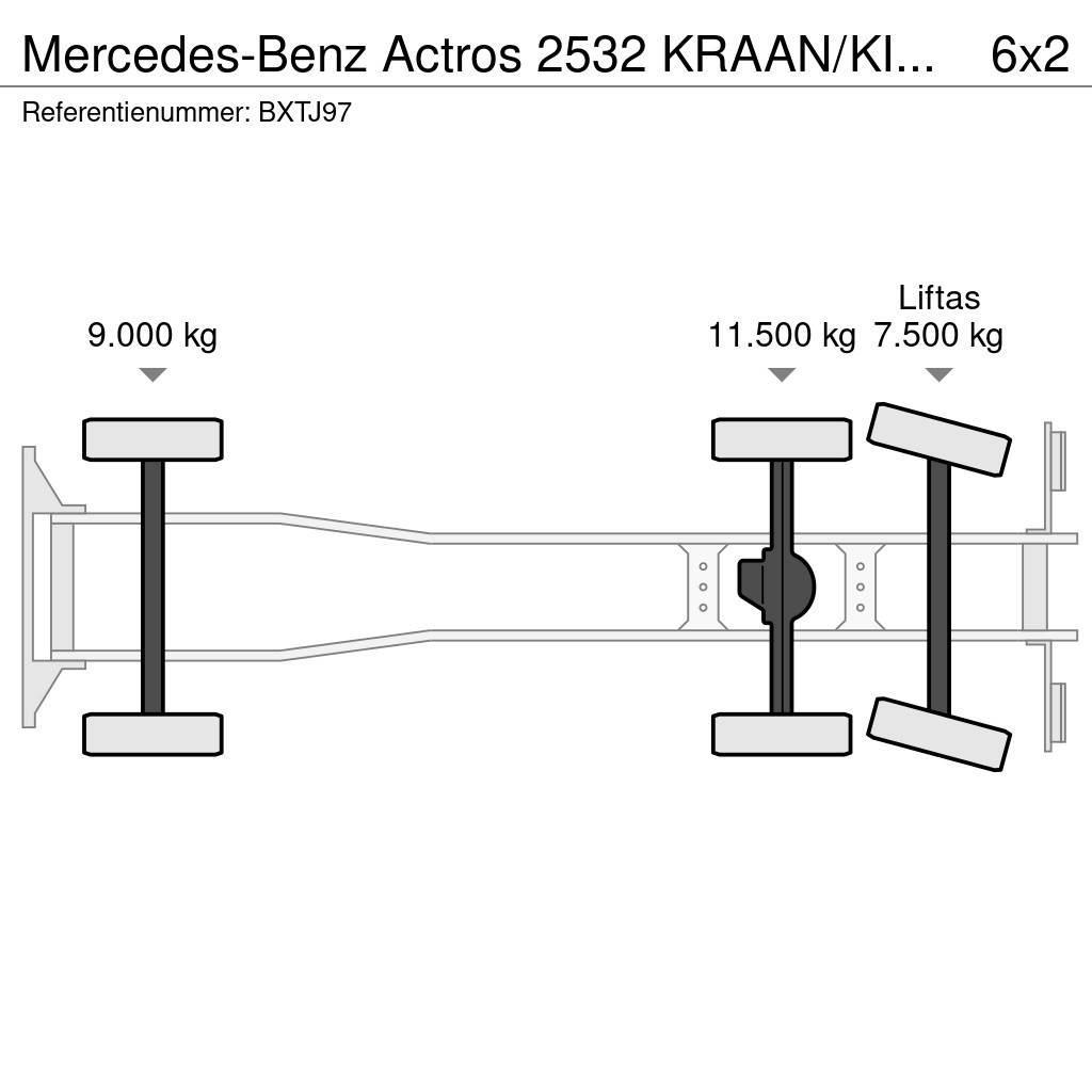 Mercedes-Benz Actros 2532 KRAAN/KIPPER!!TOP Sklápače