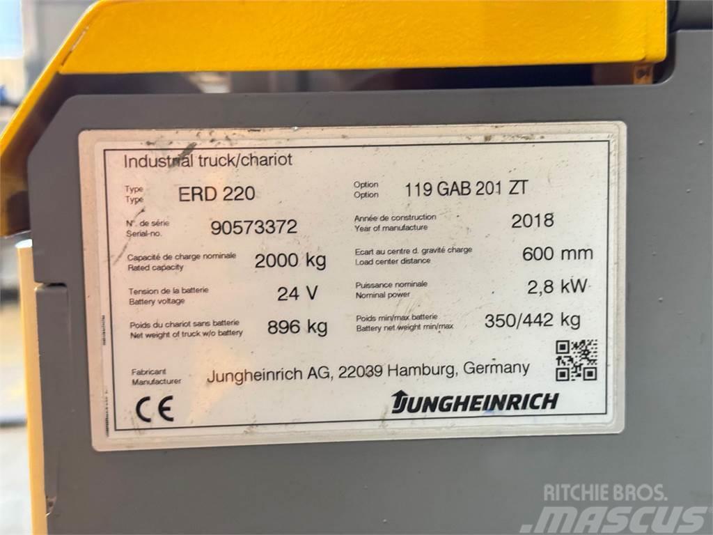 Jungheinrich ERD 220 - Bj. 2018 - TRAGLAST: 2.000KG - BATTERIE Mini rýpadlá < 7t