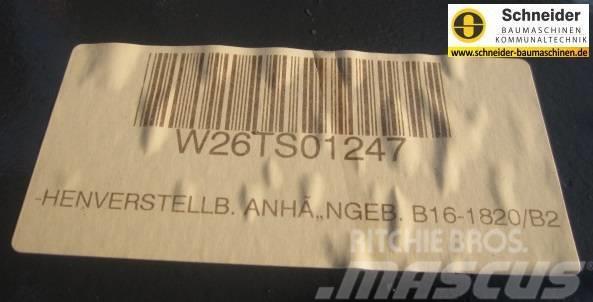 Kubota höhenverstellbare Anhängebock B20-Serie Podvozky a zavesenie kolies