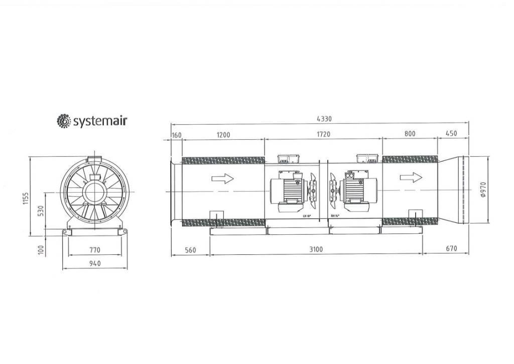  Systemair AXC800-5-18-14 2GC Ostatné podzemné zariadenia