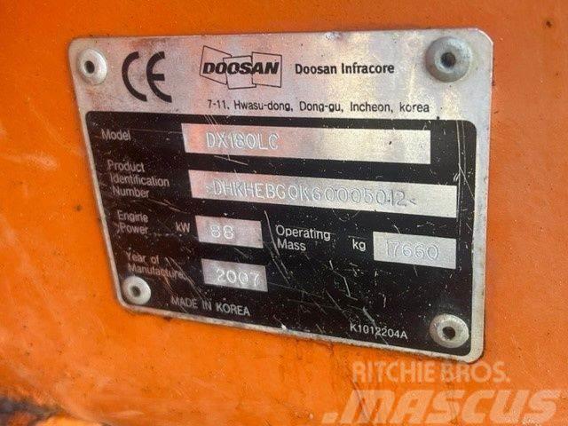 Doosan DX 180 LC Pásové rýpadlá