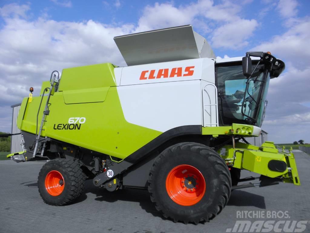 CLAAS Lexion 670 2015 Rok, Stan Idealny Kombinované zberacie stroje