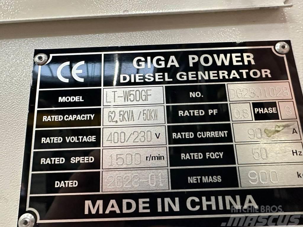  Giga power 62.5 KVA closed generator set - LT-W50G Ostatné generátory