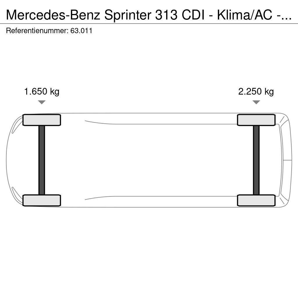 Mercedes-Benz Sprinter 313 CDI - Klima/AC - Joly B9 crane - 5 se Nakladacia/sklápacia bočnica