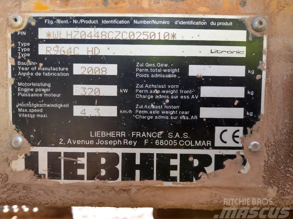 Liebherr R 964 C HD Pásové rýpadlá