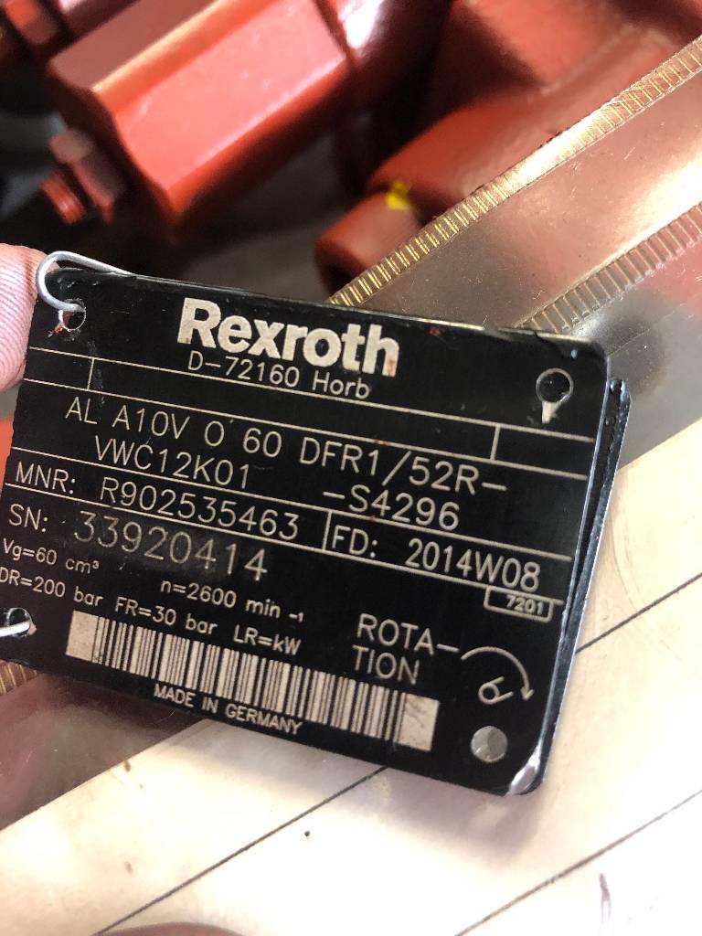 Rexroth A10VO60DFR1/52R-VWC12K04-S0827 +  A10VO45ED72/52L Ďalšie komponenty