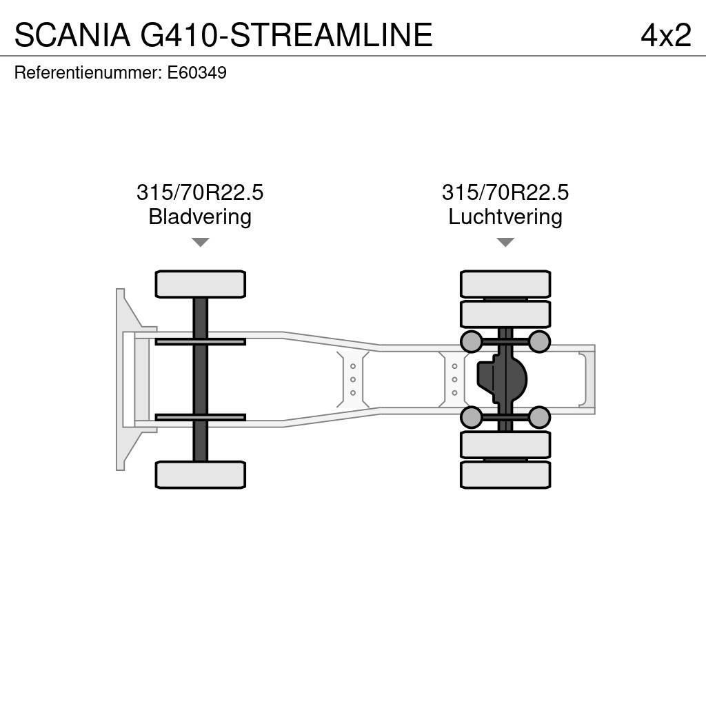 Scania G410-STREAMLINE Ťahače