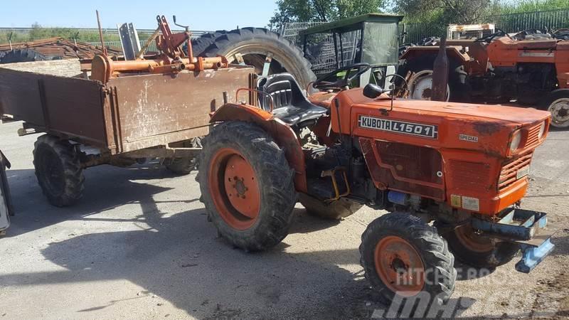  Tractor Kubota L1501 + Reboque + Charrua + Freze Traktory