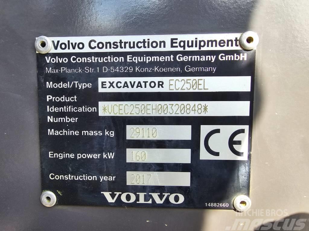 Volvo EC250EL Pásové rýpadlá