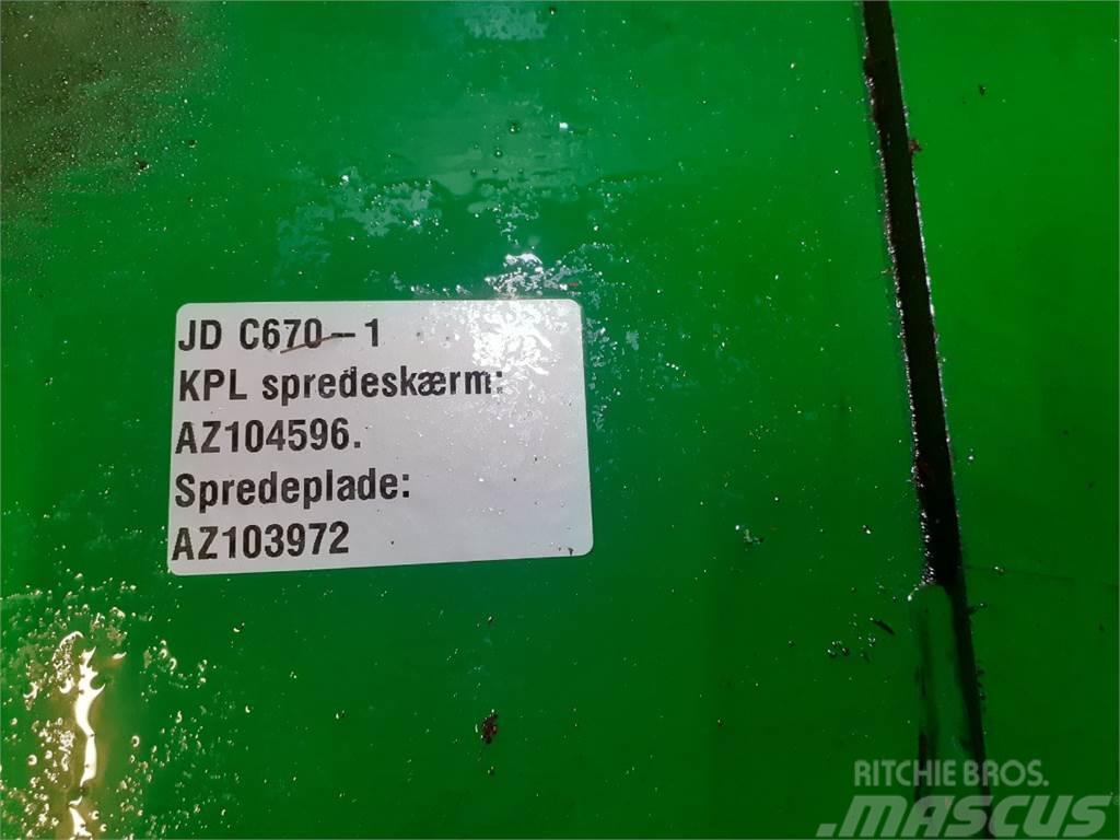 John Deere C670 Príslušenstvo a náhradné diely ku kombajnom